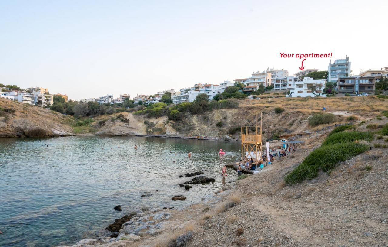 Апартаменты Amazing Sea View, Rafina Port, Athens Airport, Self-Check-In Экстерьер фото